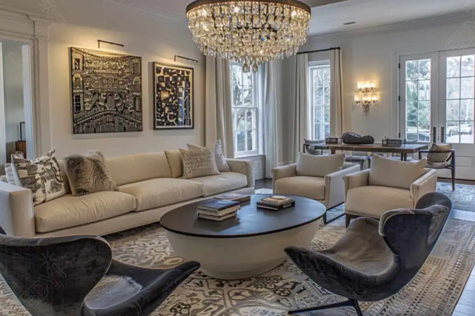 modern chandelier